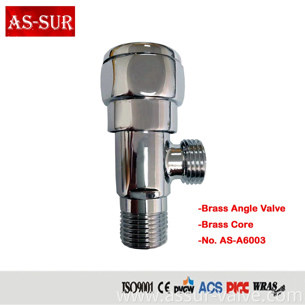Bathroom Accessories Well Designed High End 82116 Sliver Design Toilet Stainless Steel or Brass Angle Valve A6002